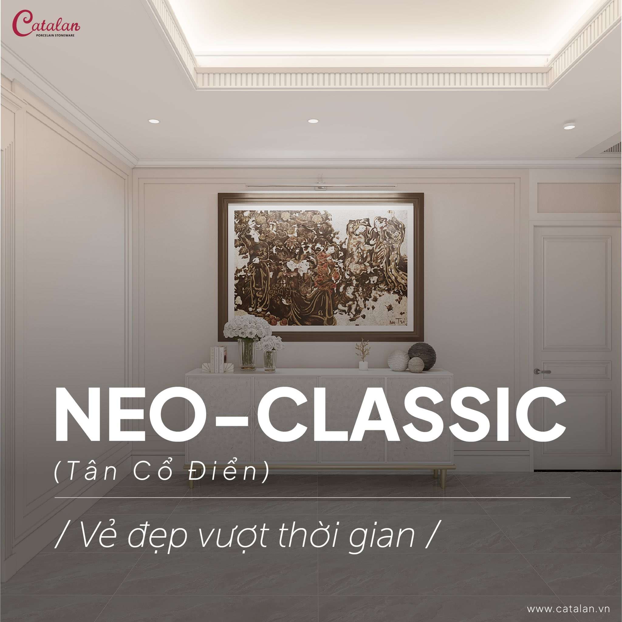 PHONG CÁCH TÂN CỔ ĐIỂN (NEO-CLASSIC) VÀ ỨNG DỤNG TRONG THIẾT KẾ NỘI THẤT