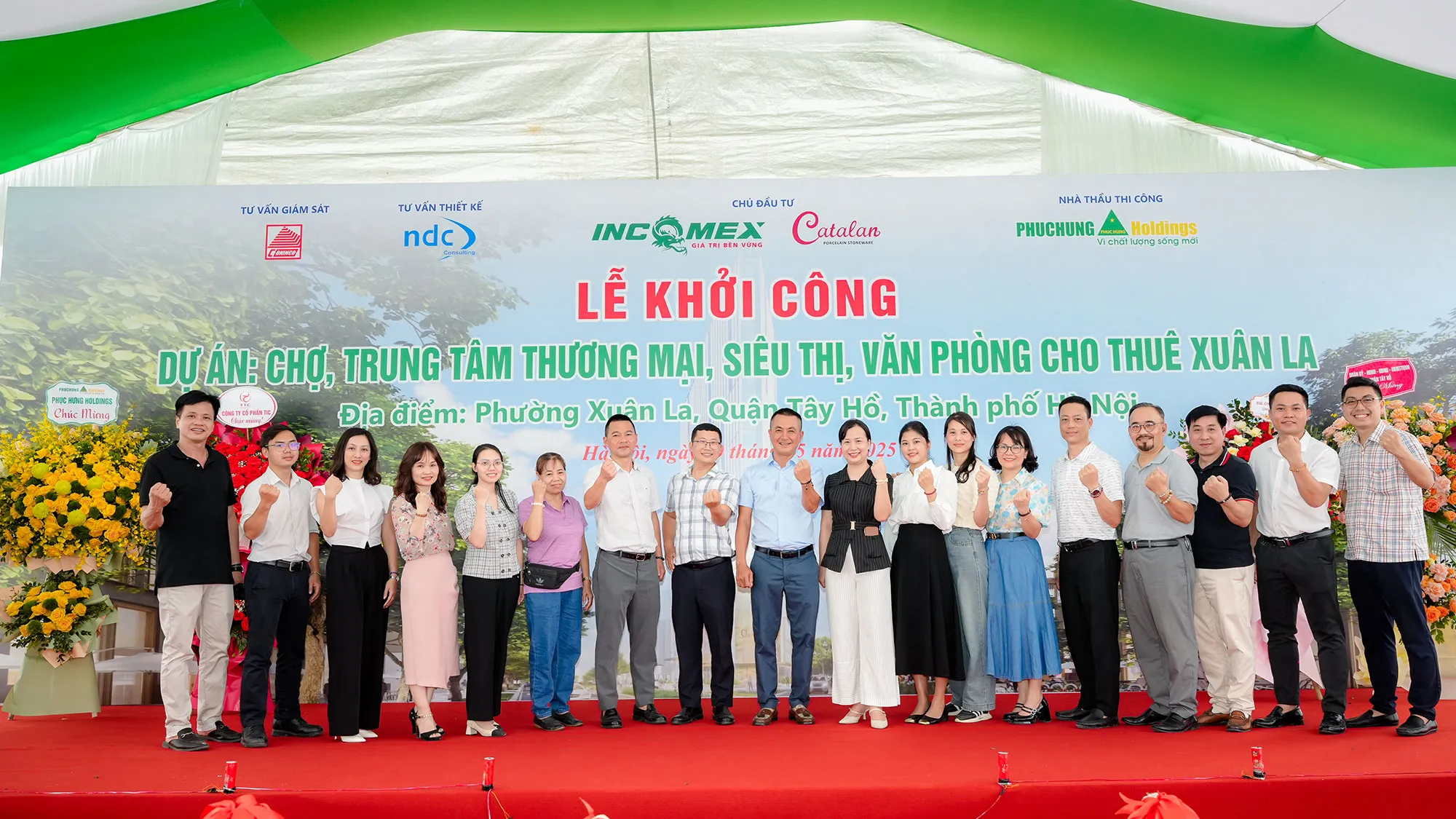 Một số hình ảnh khởi công dự án