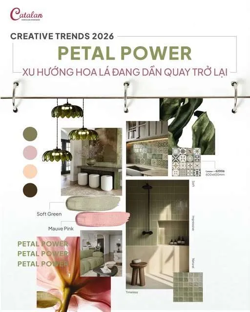 CREATIVE TRENDS 2026: PETAL POWER LÊN NGÔI