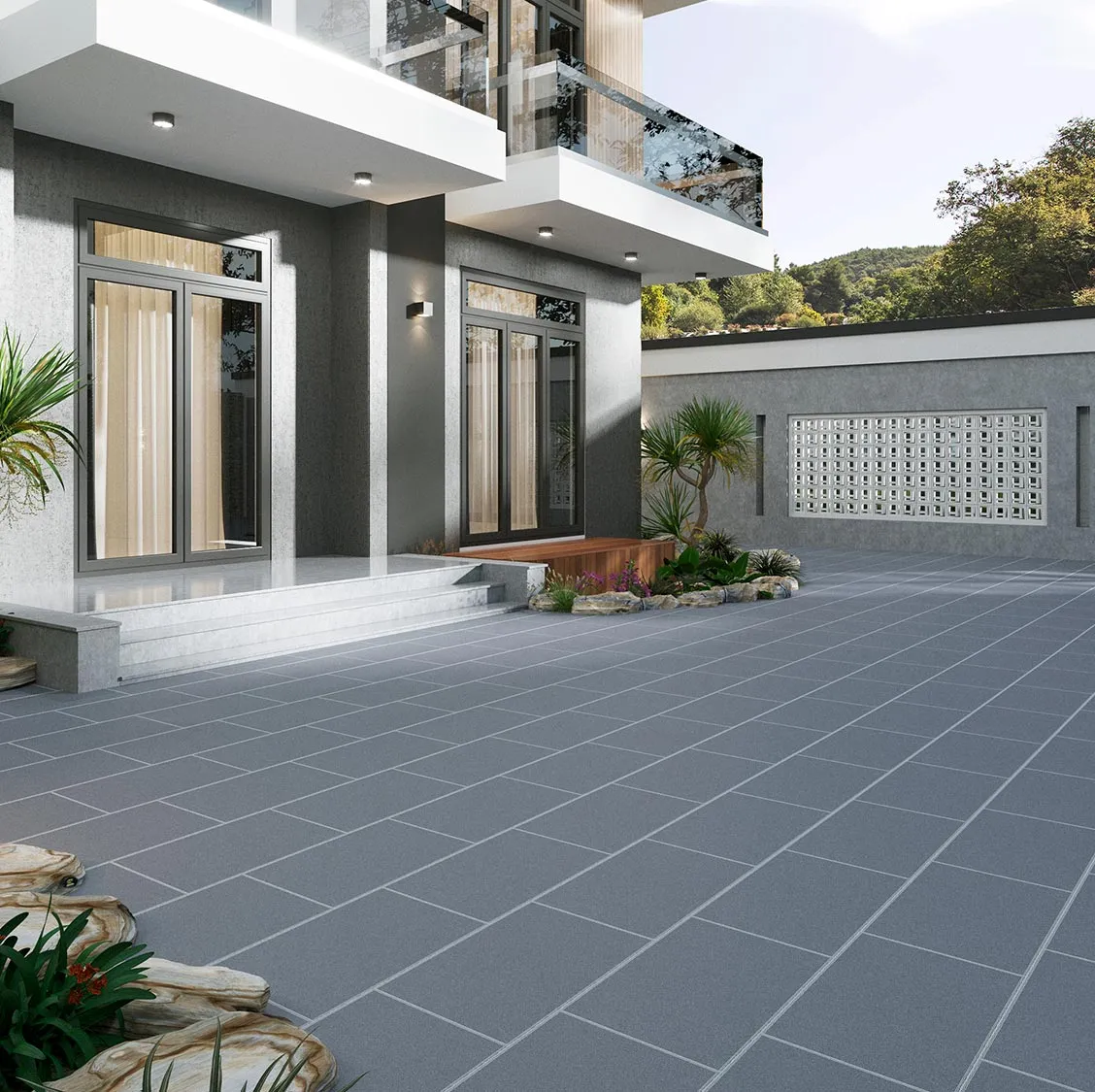 Gạch ngoài trời